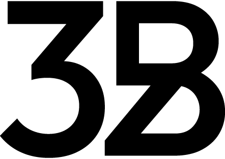 Logo 3B noir
